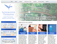 Tablet Screenshot of integrativetherapies.net